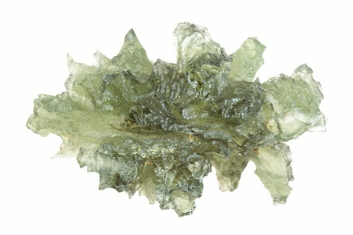 Green Moldavite Tektite ( g) - Besednice, Czech Republic #376275